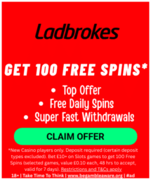 ladbrokes bonus free spins